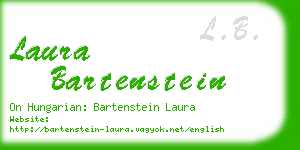 laura bartenstein business card